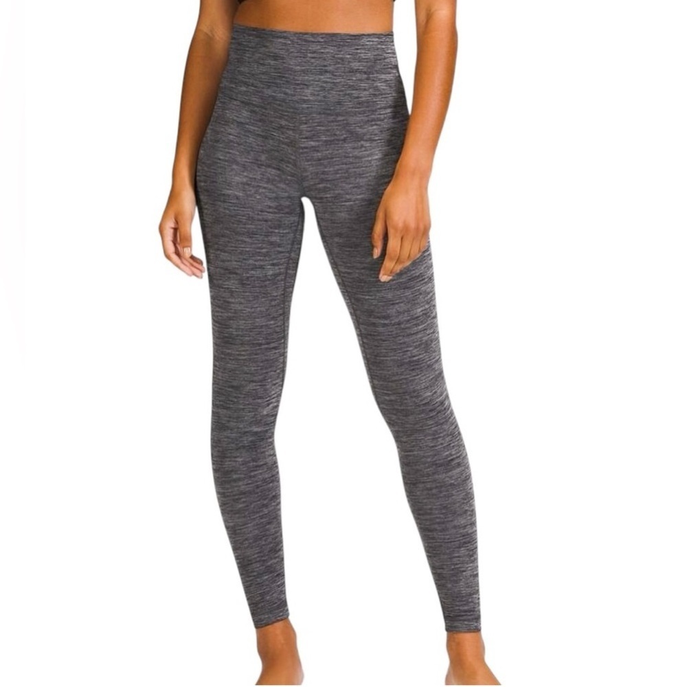 Lululemon Align High-Waisted Heathered Black Leggings Size 4